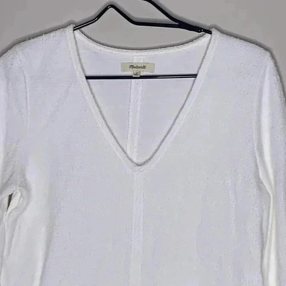 Madewell Full-Sleeve Texture Top Size Small - Picture 3 of 6